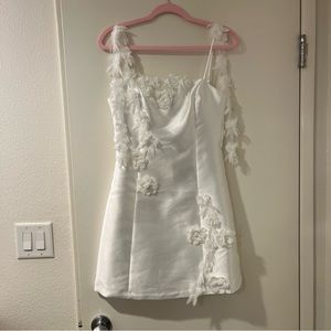 Elliatt Stevie Flower Appliqué Mini Dress